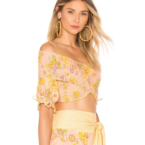 NWT Tularosa
Fran Smocked Floral Crop - Picture 2 of 9